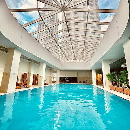 Luxury Condo On 18Th Floor With Pool, Fitness, Parking Included. Skopje Exterior photo